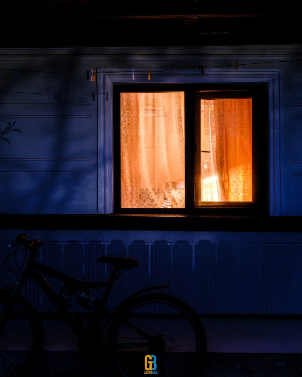 Experimental, window by night