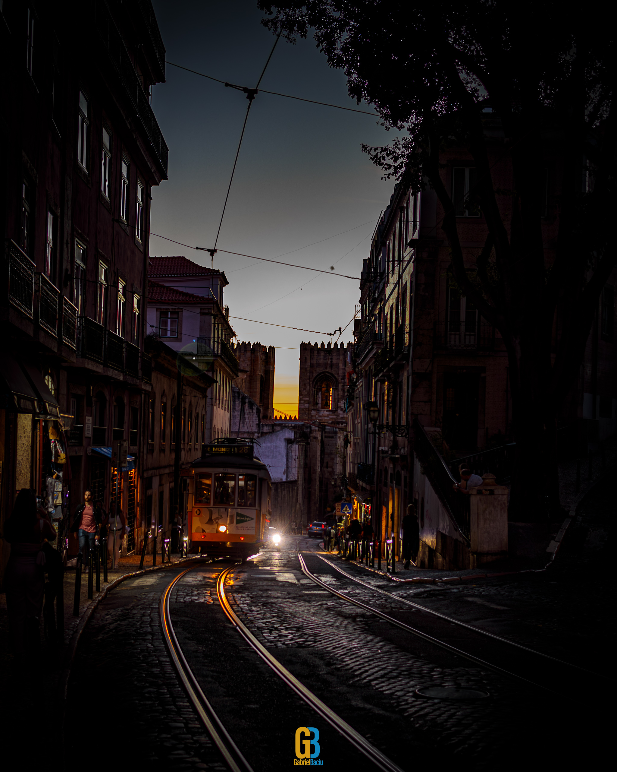 Lisbon, Portugal, Lisbon Cathedral, Tram 28