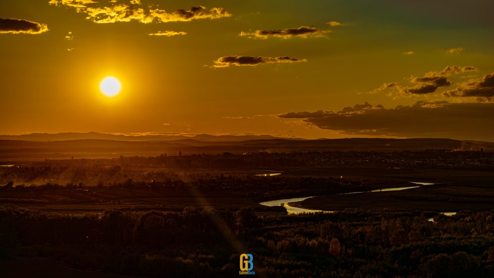 Cotu-Vames, Romania, sunset, landscape