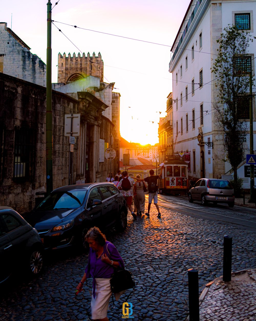 Lisbon, Portugal, sunset