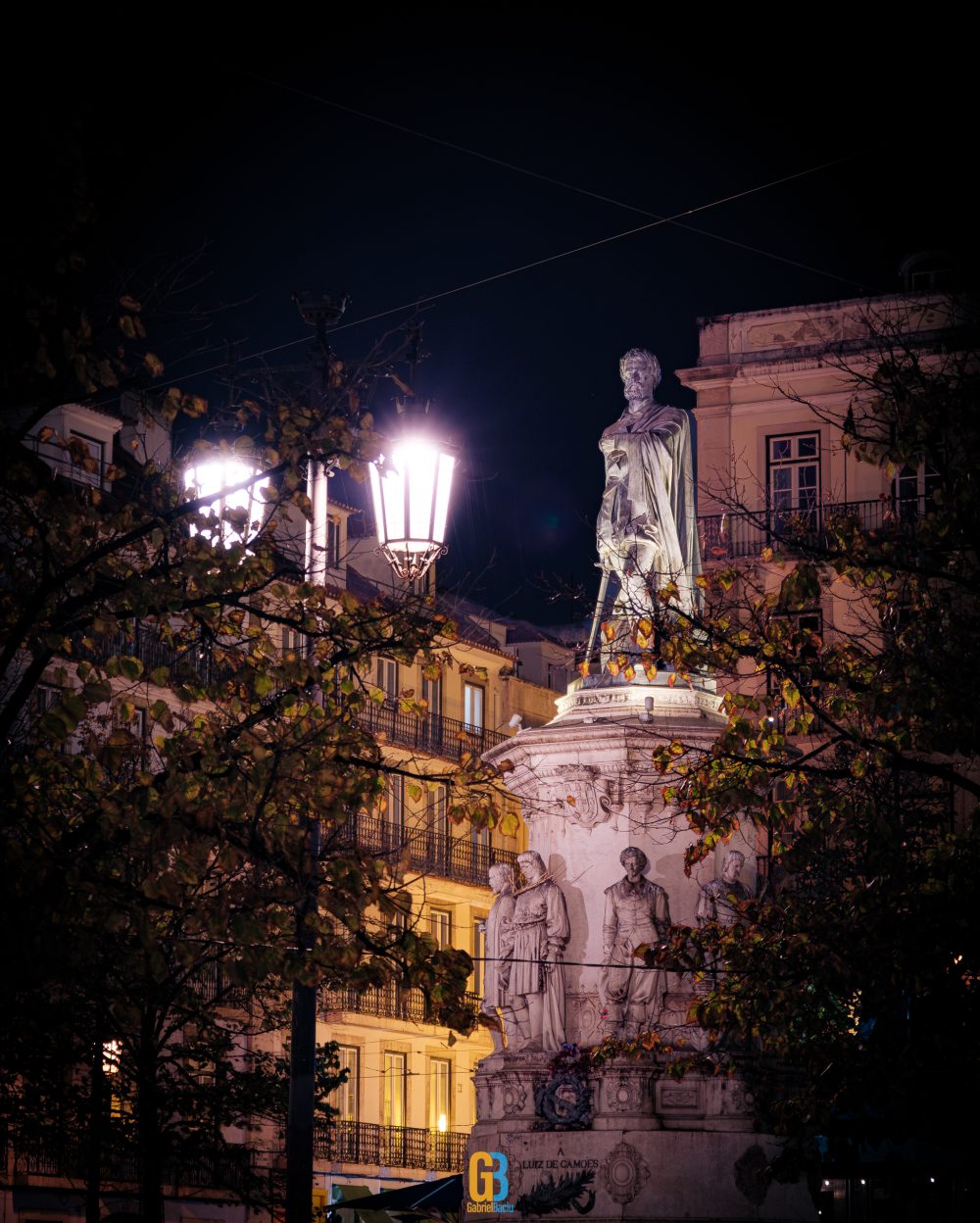 Luiz de Camoes statue, Lisbon, Portugal
